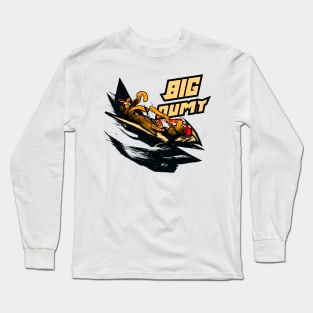 Big Dummy - Ghostcat Republic on Paper Airplane Long Sleeve T-Shirt